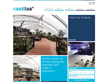 Tablet Screenshot of nautilus-uk.com